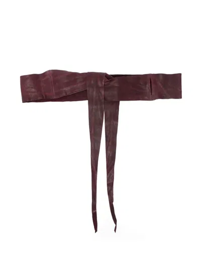 Sommet Tie Belt In Black