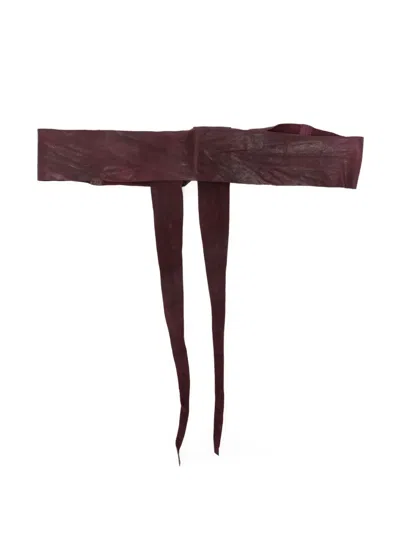 Sommet Tie Belt In Black