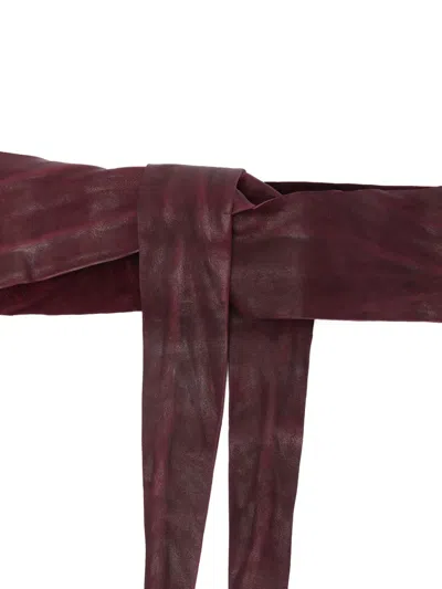 Sommet Tie Belt In Black