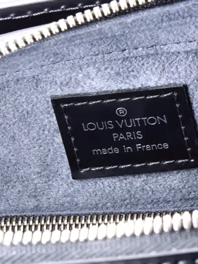 Pre-owned Louis Vuitton Pont Neuf Handbag Epi Leather Pm Satchel In Black