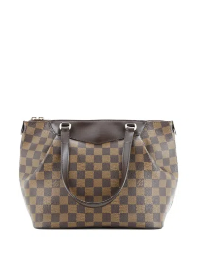 Pre-owned Louis Vuitton Westminster Handbag Damier Pm Satchel In Brown