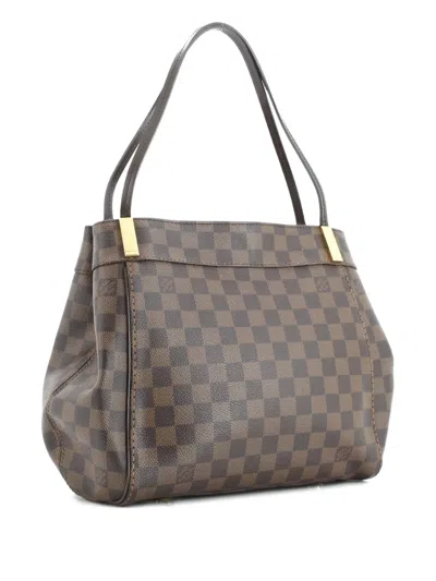Pre-owned Louis Vuitton Marylebone Handbag Damier Pm Tote Bag In Brown