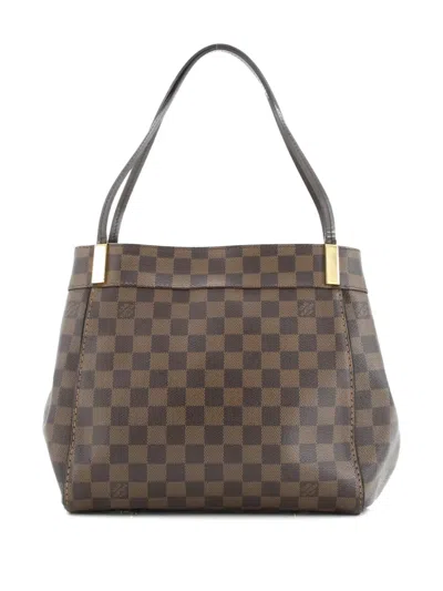 Pre-owned Louis Vuitton Marylebone Handbag Damier Pm Tote Bag In Brown