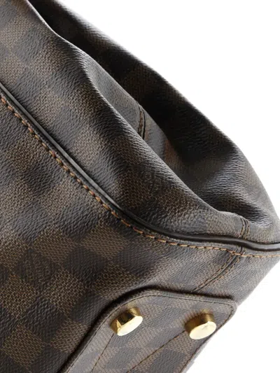 Pre-owned Louis Vuitton Marylebone Handbag Damier Pm Tote Bag In Brown