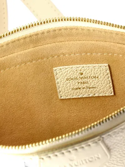 Pre-owned Louis Vuitton Multi Pochette Accessoires Monogram Empreinte Giant Crossbody Bag In Neutral