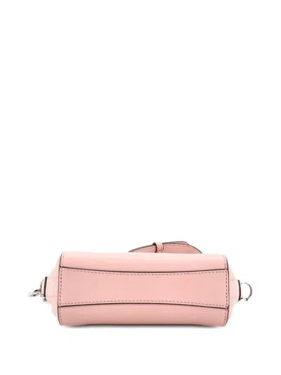 Pre-owned Givenchy Antigona Leather Nano Crossbody Bag In Pink
