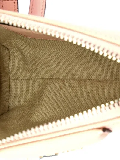 Pre-owned Givenchy Antigona Leather Nano Crossbody Bag In Pink