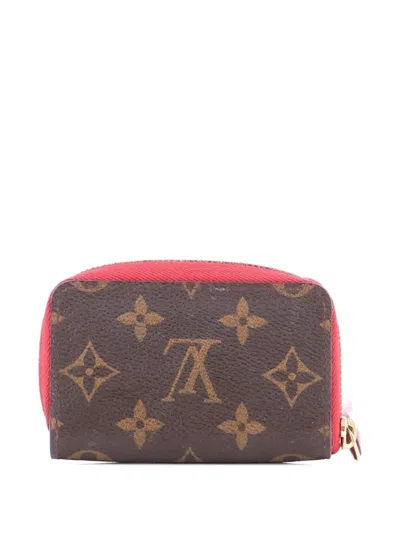 Pre-owned Louis Vuitton Zippy Multicartes Wallet Monogram Canvas Small Wallets In Brown