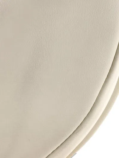 Pre-owned Fendi Graphy Bag Leather Medium Hobo Bag In Neutral