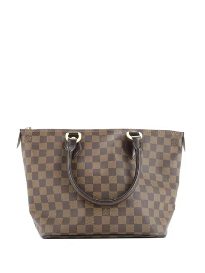 Pre-owned Louis Vuitton Saleya Handbag Damier Pm Tote Bag In Brown
