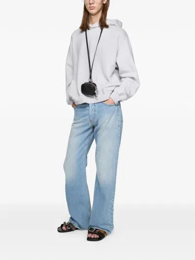 Acne Studios Camero Clip Zip-fastening Headphone Case In Black