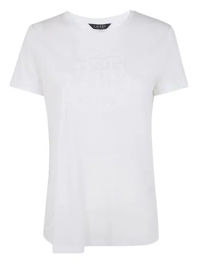Ralph Lauren Embellished T-shirt In White