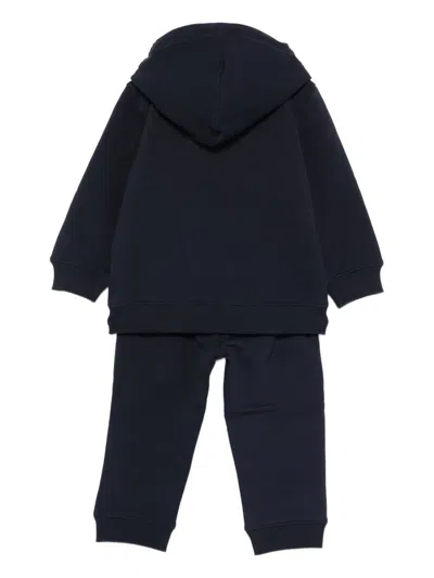 K-way Hooded Logo Tracksuit In Blue