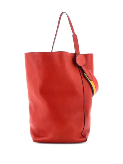 Pre-owned Hermes Licol Bag Volupto 17 Bucket Bag In Brown