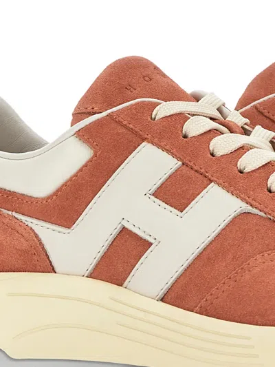 Hogan Hyperlight Sneakers In Orange