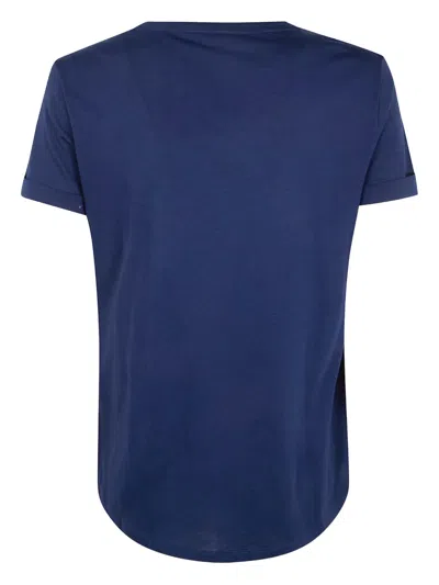 Ralph Lauren Embroidered T-shirt In Blue