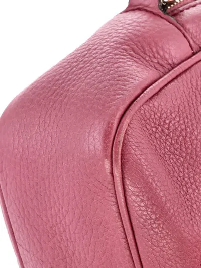 Pre-owned Gucci Soho Disco Leather Small Crossbody Bag In Purple