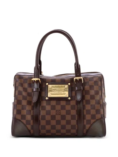 Pre-owned Louis Vuitton Berkeley Handbag Damier Shoulder Bag In Brown