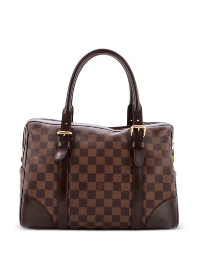Pre-owned Louis Vuitton Berkeley Handbag Damier Shoulder Bag In Brown
