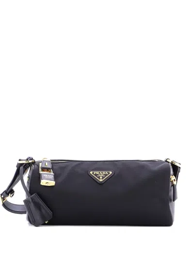 Pre-owned Prada Re-edition Re-nylon Shoulder Bag In Black