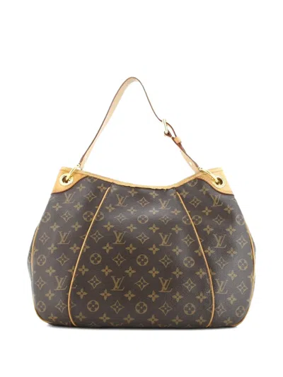 Pre-owned Louis Vuitton Galliera Handbag Monogram Canvas Pm Hobo Bag In Brown