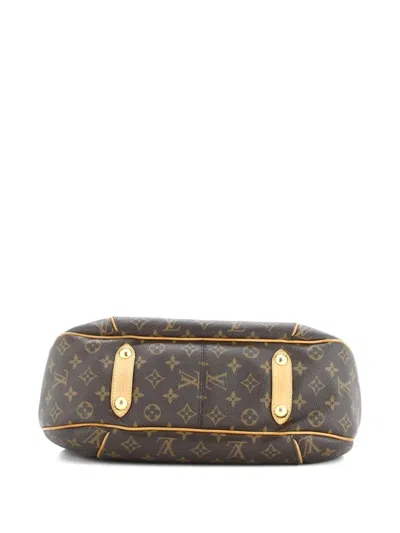 Pre-owned Louis Vuitton Galliera Handbag Monogram Canvas Pm Hobo Bag In Brown