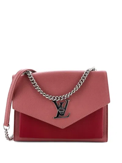 Pre-owned Louis Vuitton Mylockme Handbag Leather Bb Crossbody Bag In Pink