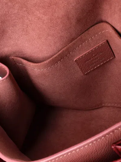 Pre-owned Louis Vuitton Mylockme Handbag Leather Bb Crossbody Bag In Pink