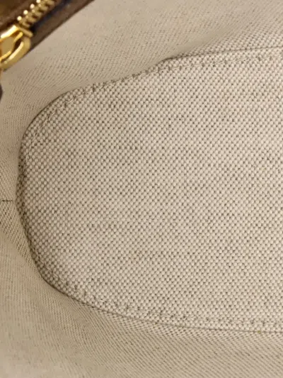 Pre-owned Gucci Retro Interlocking G Gg Coated Canvas Hobo Bag In Brown