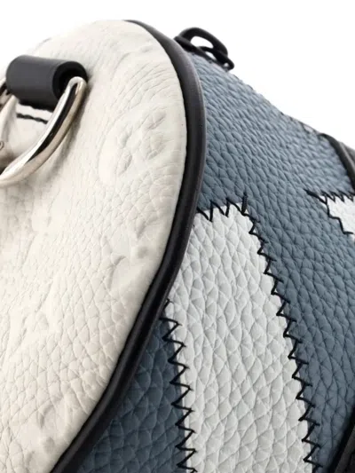 Pre-owned Louis Vuitton Polochon Daybreak Colorblock Monogram Taurillon Leather Crossbody Bag In Green