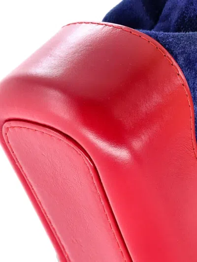 Pre-owned Chanel Gabrielle Quilted Suede Small Hobo Bag In Blue