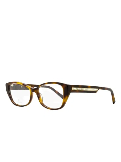 Swarovski Eyewear Sk5391 Glasses In Brown