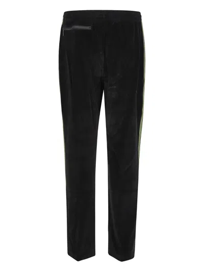 Needles Stripe-detail Track Pants In Black