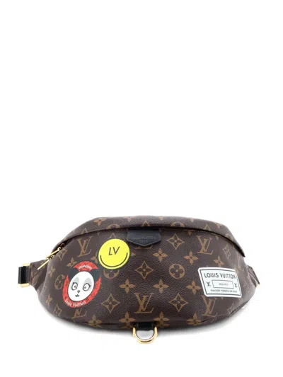 Pre-owned Louis Vuitton Bum Bag My World Tour Monogram Canvas Belt Bag In Brown