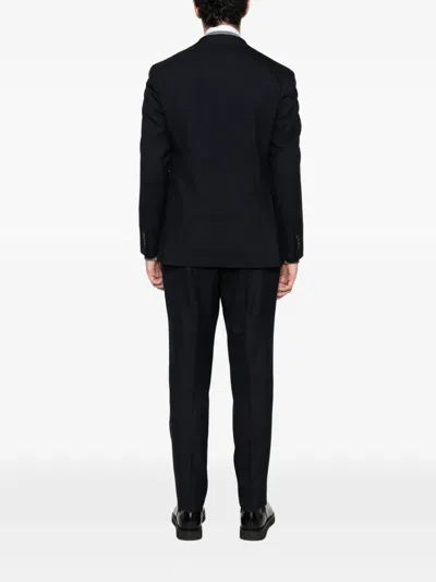 Luigi Bianchi Mantova Pinstripe Skirt In Blue