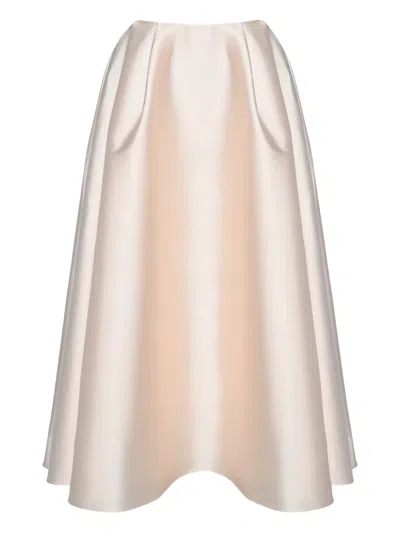 Anouki A-line Midi Skirt In Neutral