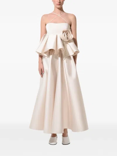 Anouki A-line Midi Skirt In Neutral