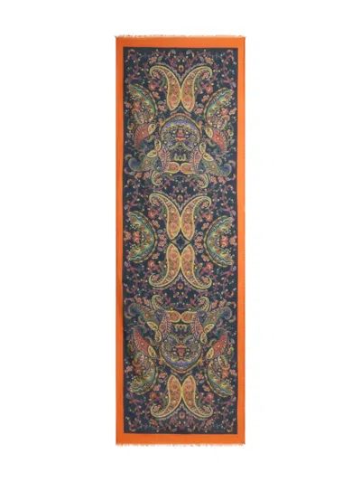 Etro Floral Paisley-pattern Scarf In Multi
