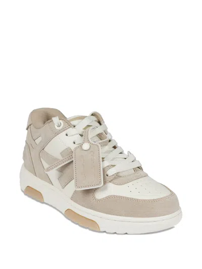 Off-white Arrow Appliqué Sneakers In Neutral