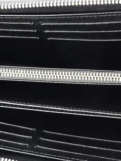 Pre-owned Louis Vuitton Zippy Wallet Epi Leather Small Wallets In Black