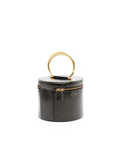 Celine Céline Vanity Clutch Bag In Black