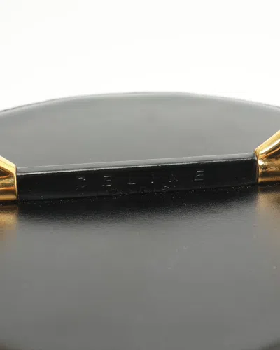 Celine Céline Vanity Clutch Bag In Black