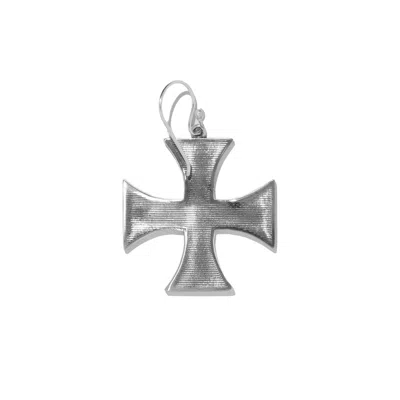 Enfants Riches Deprimes Cross Earring In Metallic
