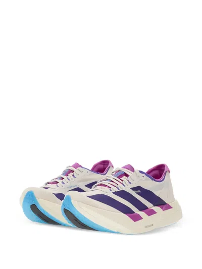 Adidas Originals Striped Adizero Adios Pro 4 Trainers In White