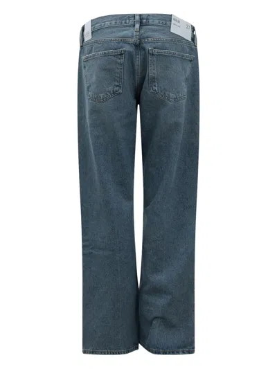 Agolde Five-pocket Jeans In Blue