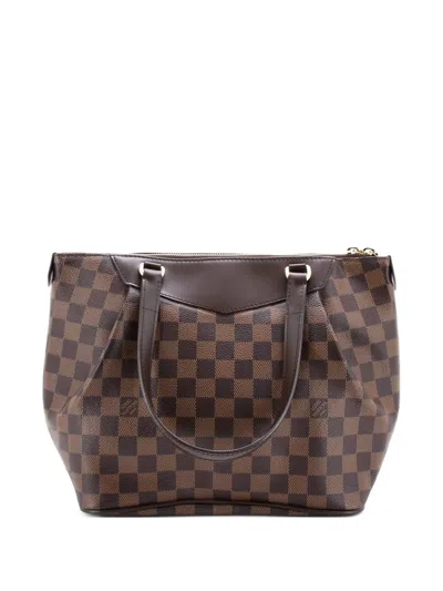 Pre-owned Louis Vuitton Westminster Handbag Damier Pm Satchel In Brown