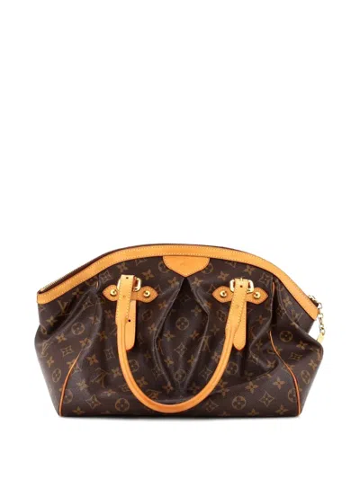 Pre-owned Louis Vuitton Tivoli Handbag Monogram Canvas Gm Satchel In Brown