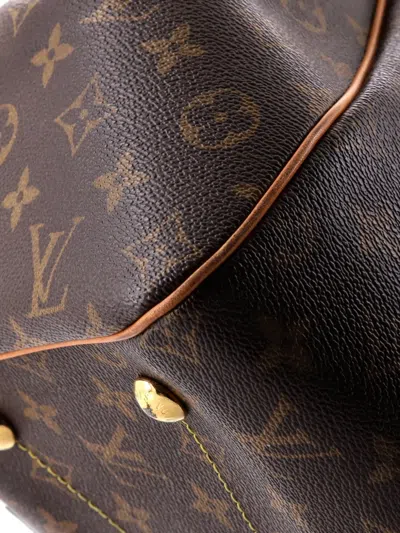 Pre-owned Louis Vuitton Tivoli Handbag Monogram Canvas Gm Satchel In Brown