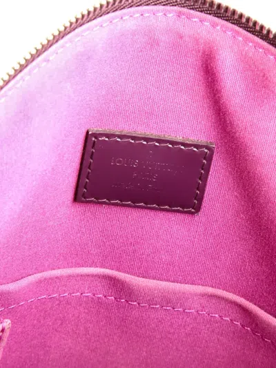 Pre-owned Louis Vuitton Lockit Handbag Epi Leather Pm Satchel In Red