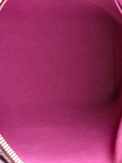 Pre-owned Louis Vuitton Lockit Handbag Epi Leather Pm Satchel In Red